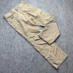 Kuhl Radikl Pants Men 30 x 27* Beige Nylon Stretch Gusseted Cotton Hiking 5109